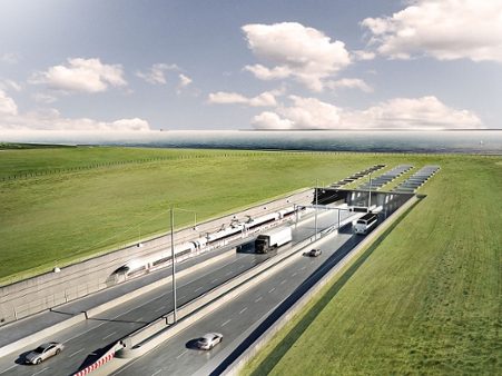 Blick auf das geplante Fehmarnbelt Tunnelportal, Grosch ist hier aktiv im Nachtragswesen 